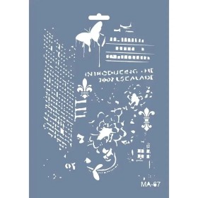 MA67 Mix Media Karma Desen Stencil 21x29cm