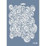 MA80 Mix Media Dairesel Desen Stencil 21x29cm