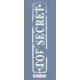MU71 Mix Media Top Secret Stencil