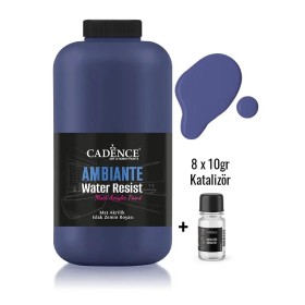 AW09 Gece Mavi Ambiante Islak Zemin Boyası 2LT + Katalizör 80GR