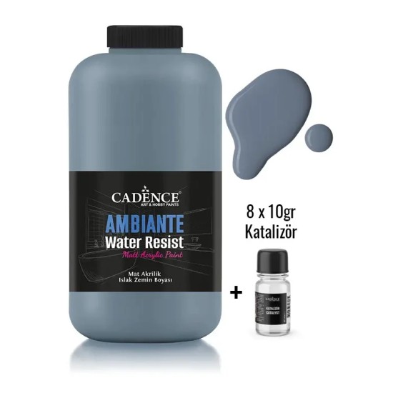 AW20 Koyu Arduvaz Gri Ambiante Islak Zemin Boyası 2LT + Katalizör 80GR