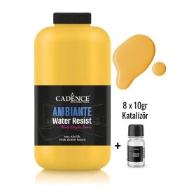 AW25 Güneş Sarı Ambiante Islak Zemin Boyası 2LT + Katalizör 80GR