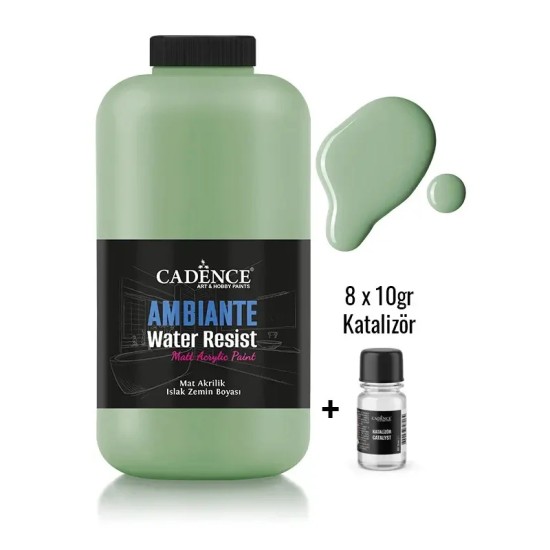 AW30 Açık Yeşil Ambiante Islak Zemin Boyası 2LT + Katalizör 80GR