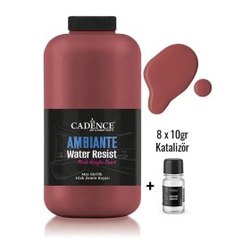 AW33 Mercan Kırmızı Ambiante Islak Zemin Boyası 2LT + Katalizör 80GR