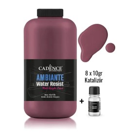 AW34 Bordo Ambiante Islak Zemin Boyası 2LT + Katalizör 80GR