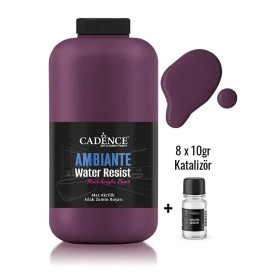 AW35 Patlıcan Mor Ambiante Islak Zemin Boyası 2LT + Katalizör 80GR