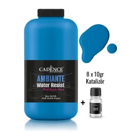 AW42 Royal Mavi Ambiante Islak Zemin Boyası 2LT + Katalizör 80GR