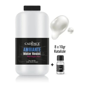 AWM01 İnci Metalik Ambiante Islak Zemin Boyası 2LT + Katalizör 80GR