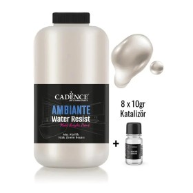 AWM02 Platin Metalik Ambiante Islak Zemin Boyası 2LT + Katalizör 80GR
