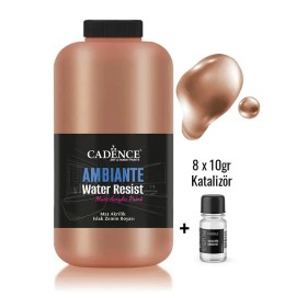 AWM05 Bronz Metalik Ambiante Islak Zemin Boyası 2LT + Katalizör 80GR