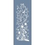EHB49 Kuşlu Çiçek Stencil 10x25cm
