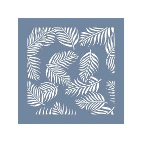 EHB55 Yaprak Stencil 20x20cm