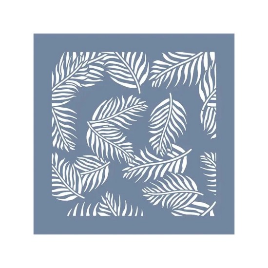 EHB55 Yaprak Stencil 40x40cm