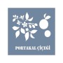 EHB79 Portakal Çiçeği Stencil 60x60cm