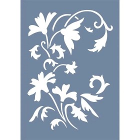 EHB81 Çiçek Stencil 25x35cm