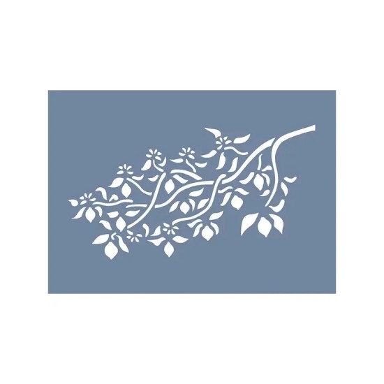 EHB110 Yaprak Dalı Stencil 25x35cm