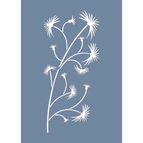 EHB128 Çiçek Stencil 25x35cm