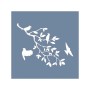 EHB158 Kuş ve Dal Stencil 20x20cm