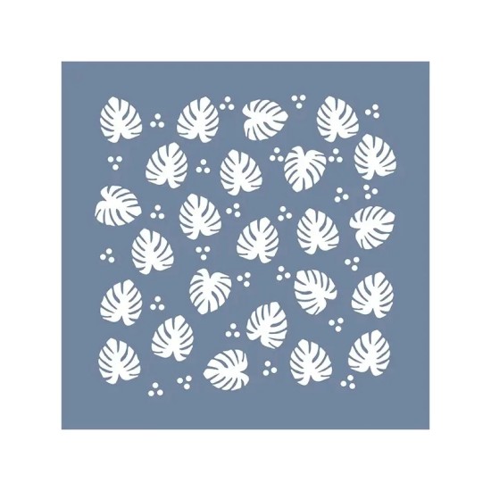 EHB93 Yaprak Stencil 40x40cm