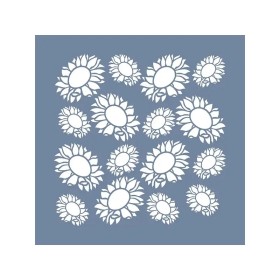 EHB94 Çiçek Stencil 60x60cm