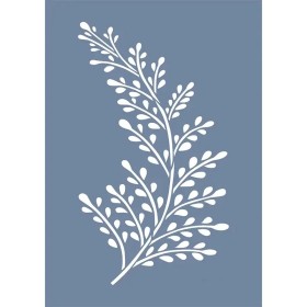 EHB168 Yaprak Dalı Stencil 25x35cm