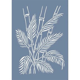 EHB172 Yaprak Bambu Stencil 25x35cm