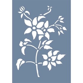 EHB201 Çiçek Stencil 21x30cm