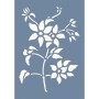 EHB201 Çiçek Stencil 25x35cm
