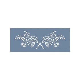 EHB207 Çiçekli Stencil 10x25cm