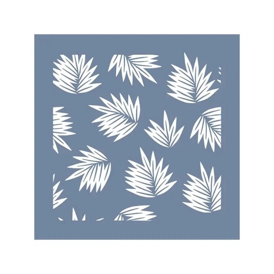 EHB221 Yaprak Stencil 20x20cm