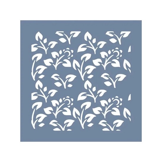 EHB224 Çiçek Stencil 20x20cm