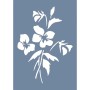 EHB226 Çiçekli Stencil 25x35cm
