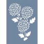 EHB244 Çiçek Stencil 21x30cm