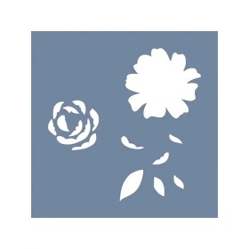 EHB245 Çiçek Stencil 60x60cm