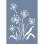 EHB256 Çiçek Stencil 25x35cm