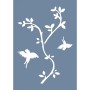 EHB259 Kuş ve Dal Stencil 21x30cm