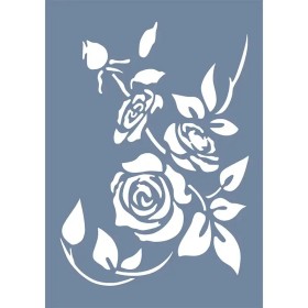 EHB264 Çiçek Stencil 21x30cm