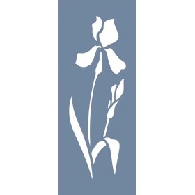 EHB274 Çiçek Stencil 10x25cm