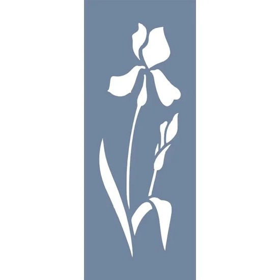 EHB274 Çiçek Stencil 10x25cm