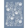EHB279 Çiçek Desen Stencil 25x35cm