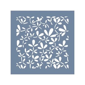 EHB282 Yaprak Desen Stencil 40x40cm