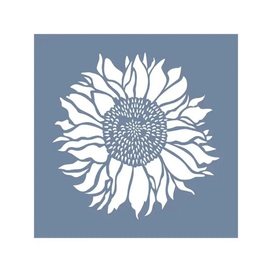 EHB286 Ayçiçeği Stencil 20x20cm