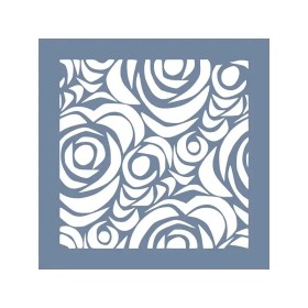 EHB301 Çiçek Stencil 40x40cm