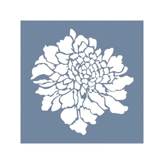 EHB307 Çiçek Stencil 25x25cm