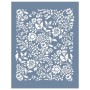 EHB308 Çiçek Desenli Stencil 35x45cm