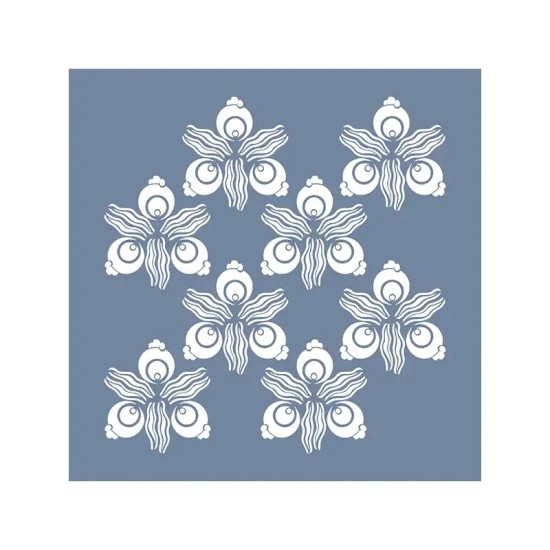 EHBL17 Geometrik Desen Stencil 45x45cm