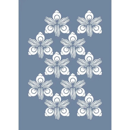 EHBL18 Geometrik Desen Stencil 21x30cm