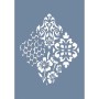 EHDD36 Geometrik Floral Stencil 21x30cm