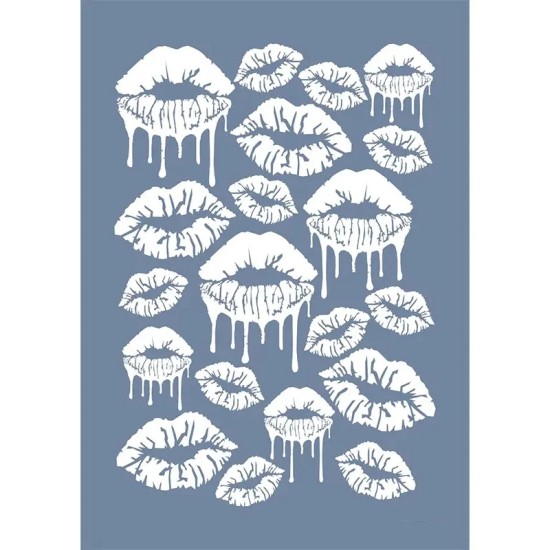 EHDD37 Dudak Stencil 25x35cm