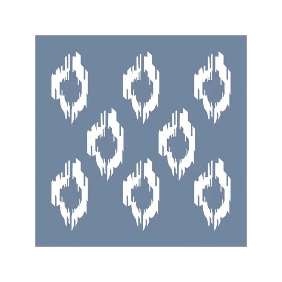 EHDD39 Geometrik Desen Stencil 45x45cm